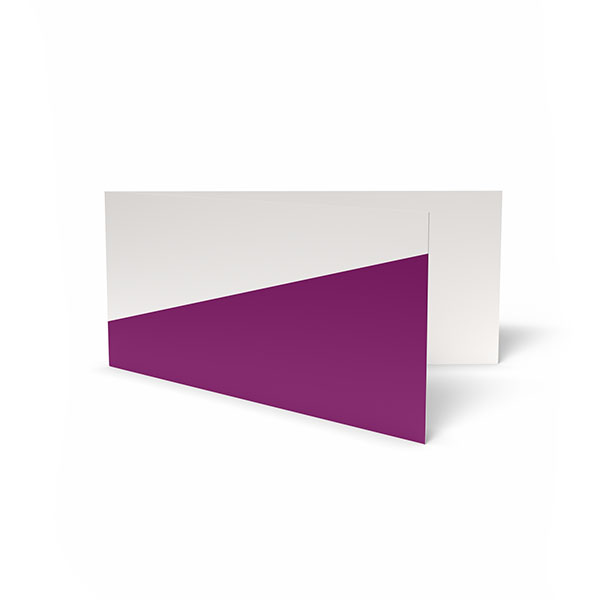 Klappkarten DIN Lang - Querformat